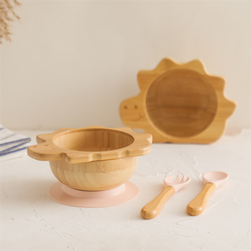 Baby Wooden Tableware Set Dino - Baby Food Menu recension och pris