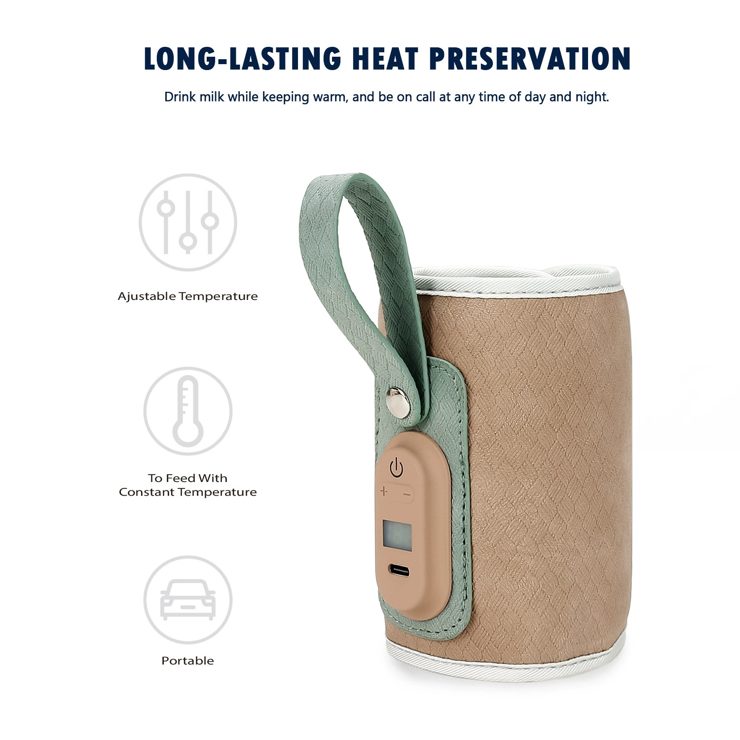 Baby Bottle Warmer Bag USB Pow - Baby Food Warmer recension och pris