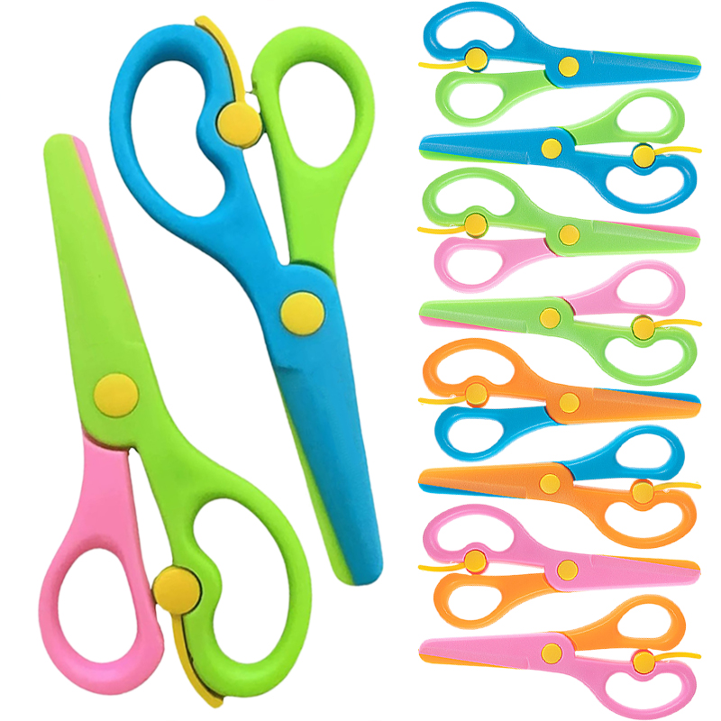 Plastic Scissors Double Color  - Baby Food Scissors recension och pris