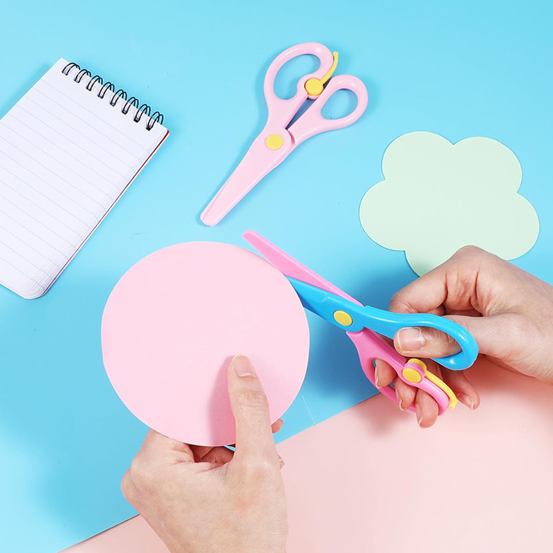Plastic Scissors Double Color  - Baby Food Scissors recension och pris