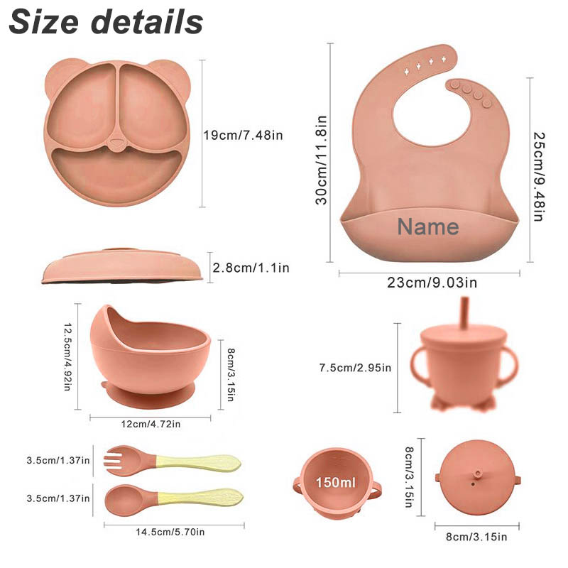 Personalized Name Tableware Fo - Baby Food Menu recension och pris