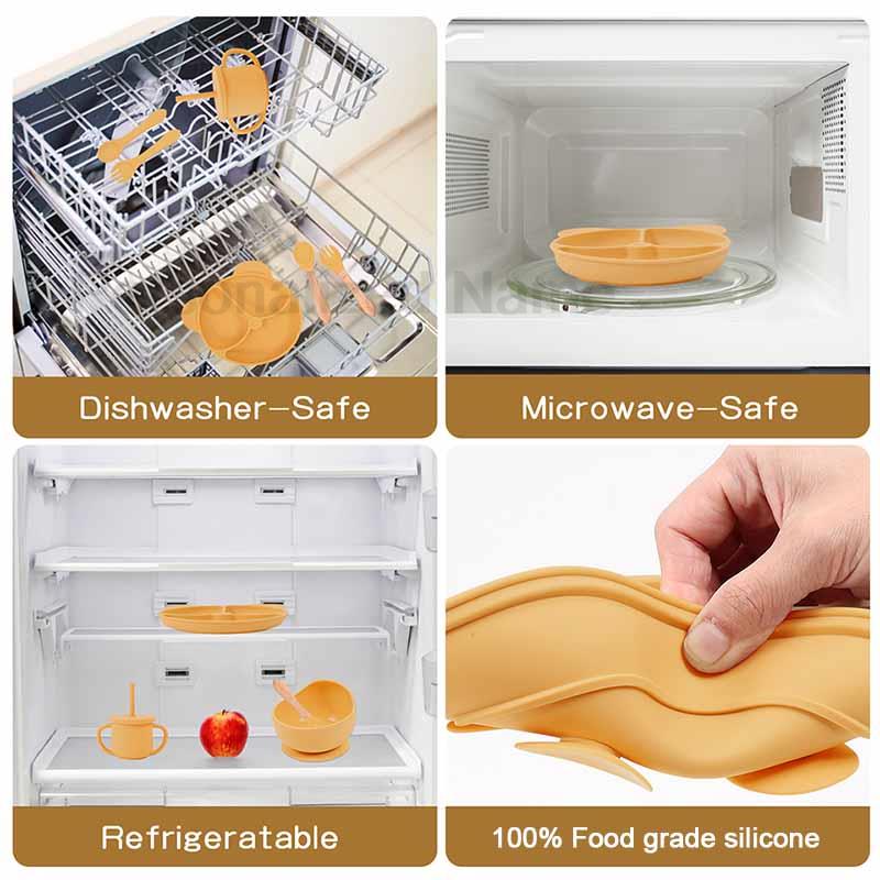 Baby Feeding Plate Sets Suctio - Baby Food Menu recension och pris