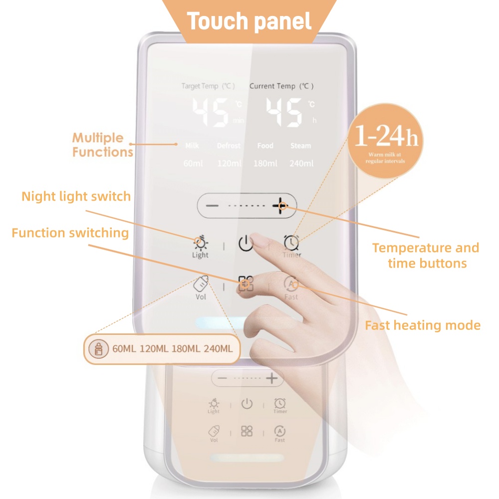 8In1 Baby Bottle Breast Milk W - Baby Food Warmer recension och pris