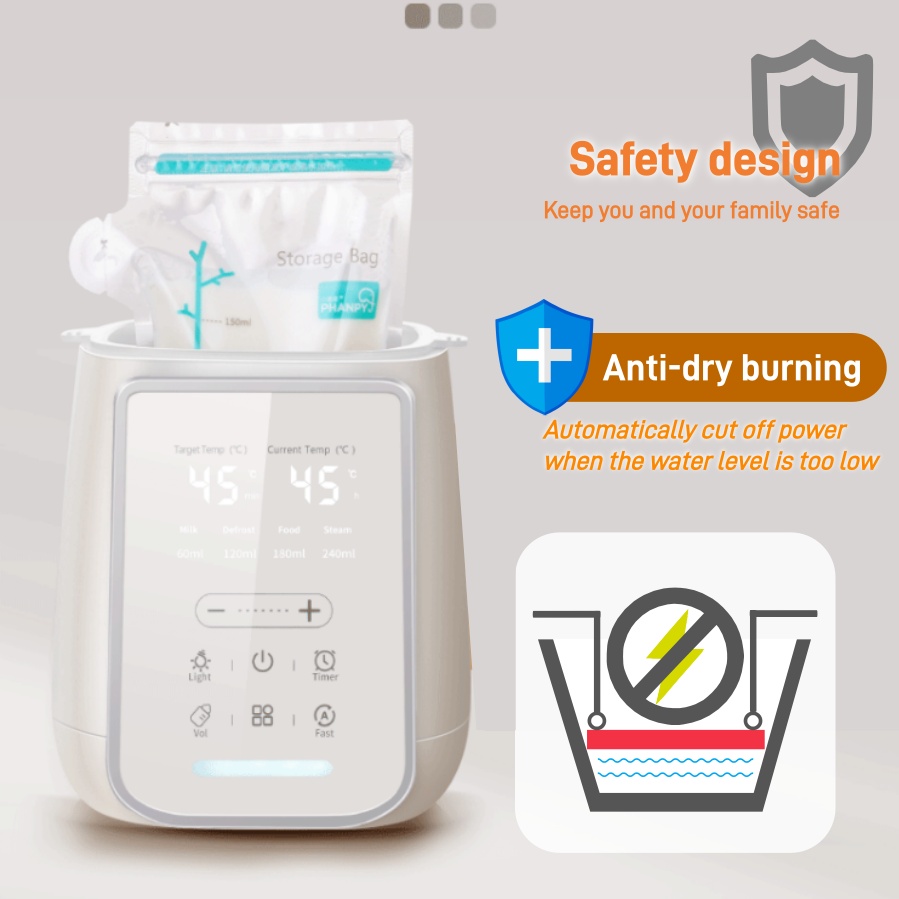 8In1 Baby Bottle Breast Milk W - Baby Food Warmer recension och pris