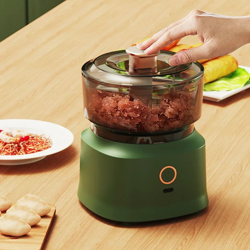 Mini Meat Grinder Electric Gar - Baby Food Vegetables recension och pris