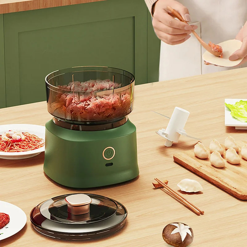 Mini Meat Grinder Electric Gar - Baby Food Vegetables recension och pris