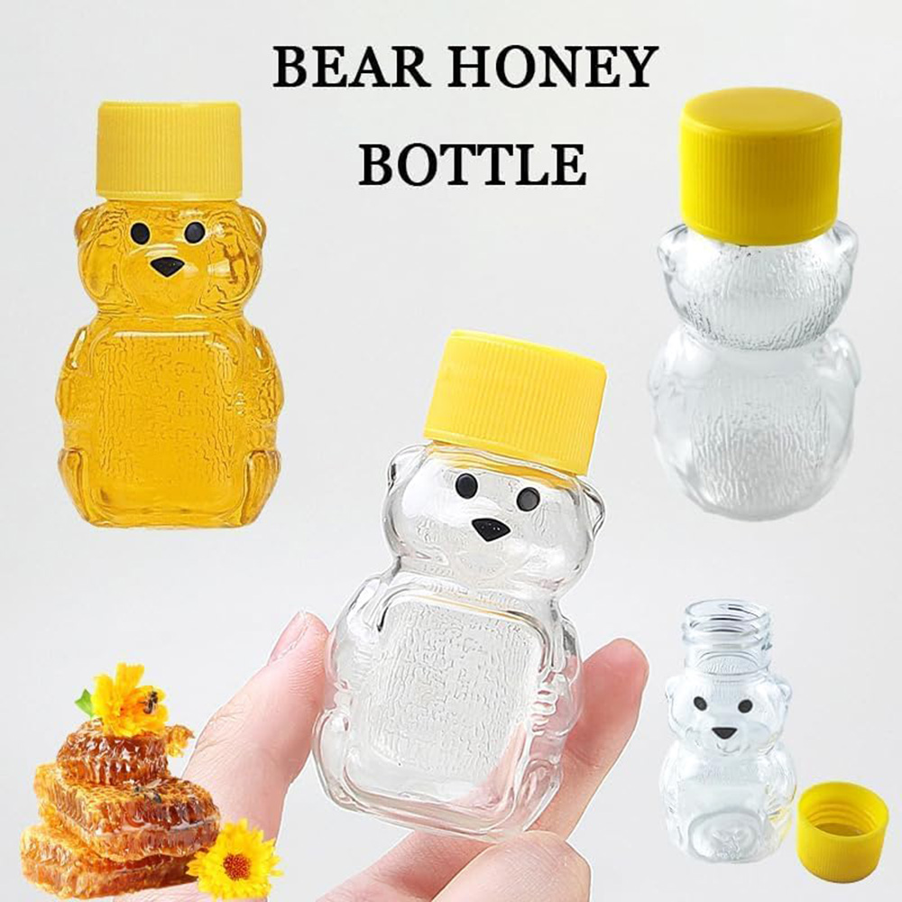 24 PCS 2 oz Plastic Honey Bear - Baby Food Jars With Lids recension och pris