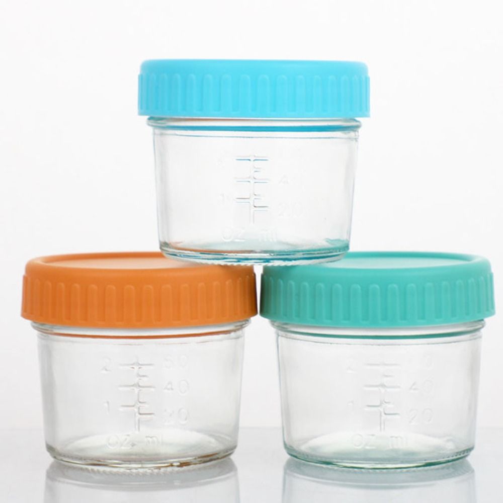 6pcs Multipurpose Glass Baby F - Baby Food Jars With Lids recension och pris