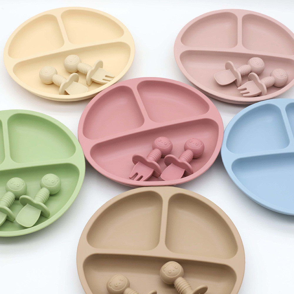 3pcs Baby Silicone Tableware S - Baby Food Menu recension och pris
