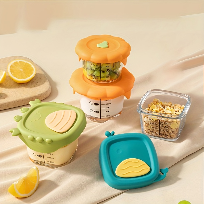 120/180ml Glass Baby Food Cont - Baby Food Jars With Lids recension och pris