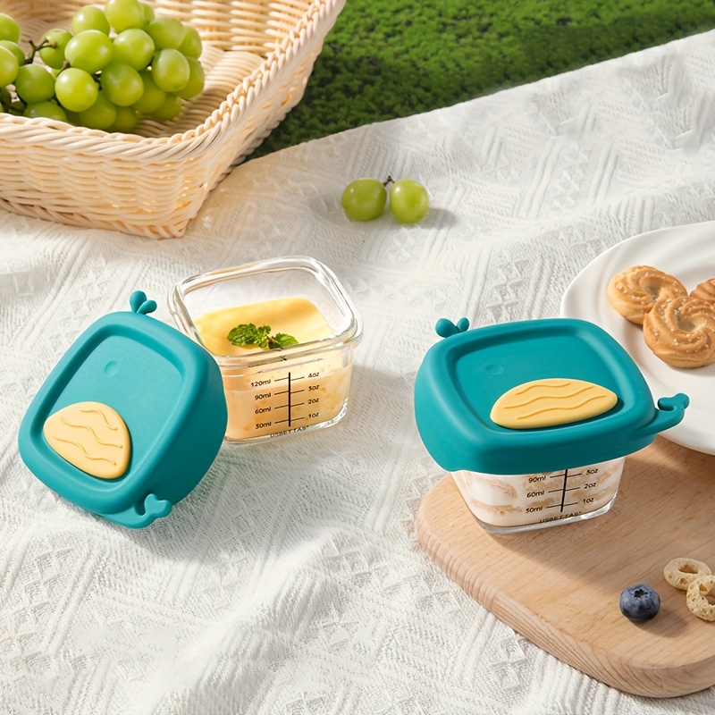 120/180ml Glass Baby Food Cont - Baby Food Jars With Lids recension och pris