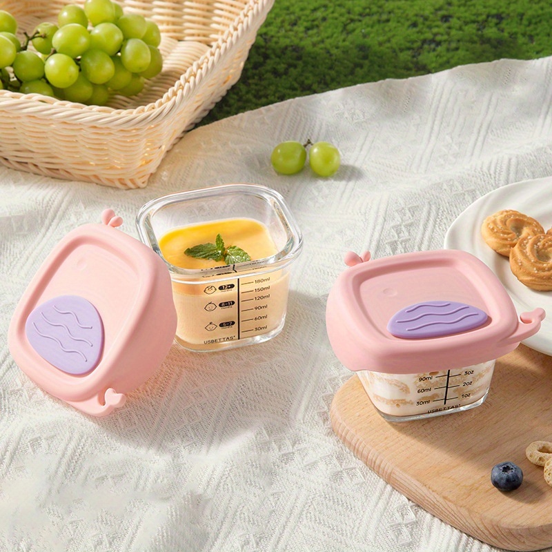 120/180ml Glass Baby Food Cont - Baby Food Jars With Lids recension och pris