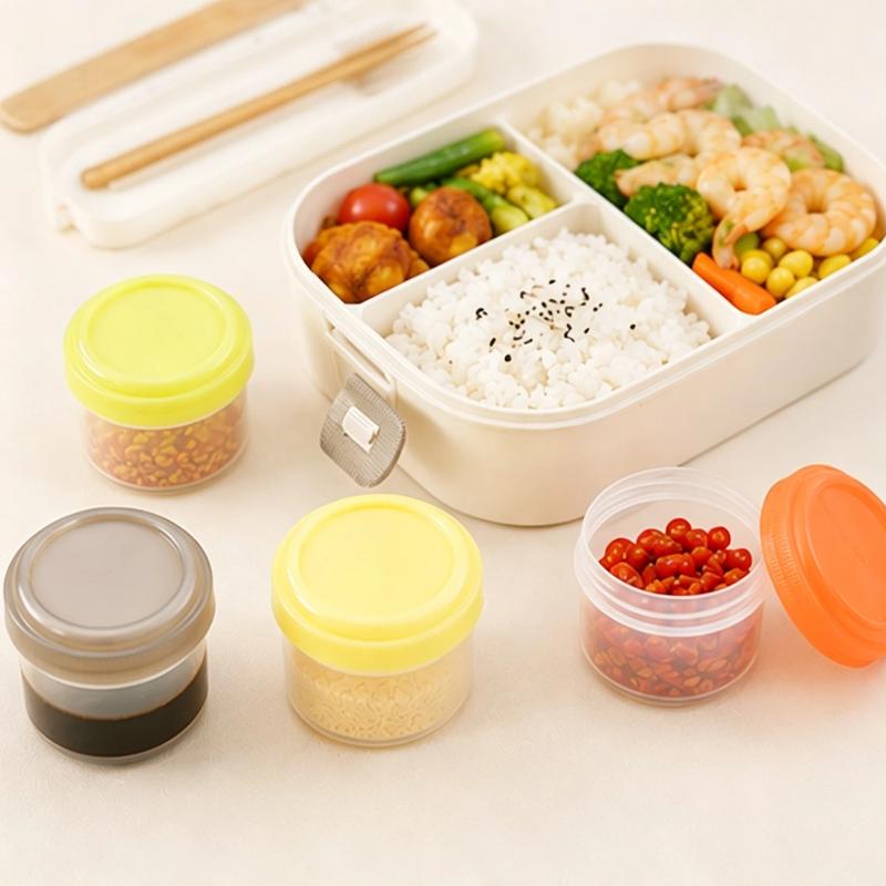 4Pcs Stackable PP Mini Food Ja - Baby Food Jars With Lids recension och pris