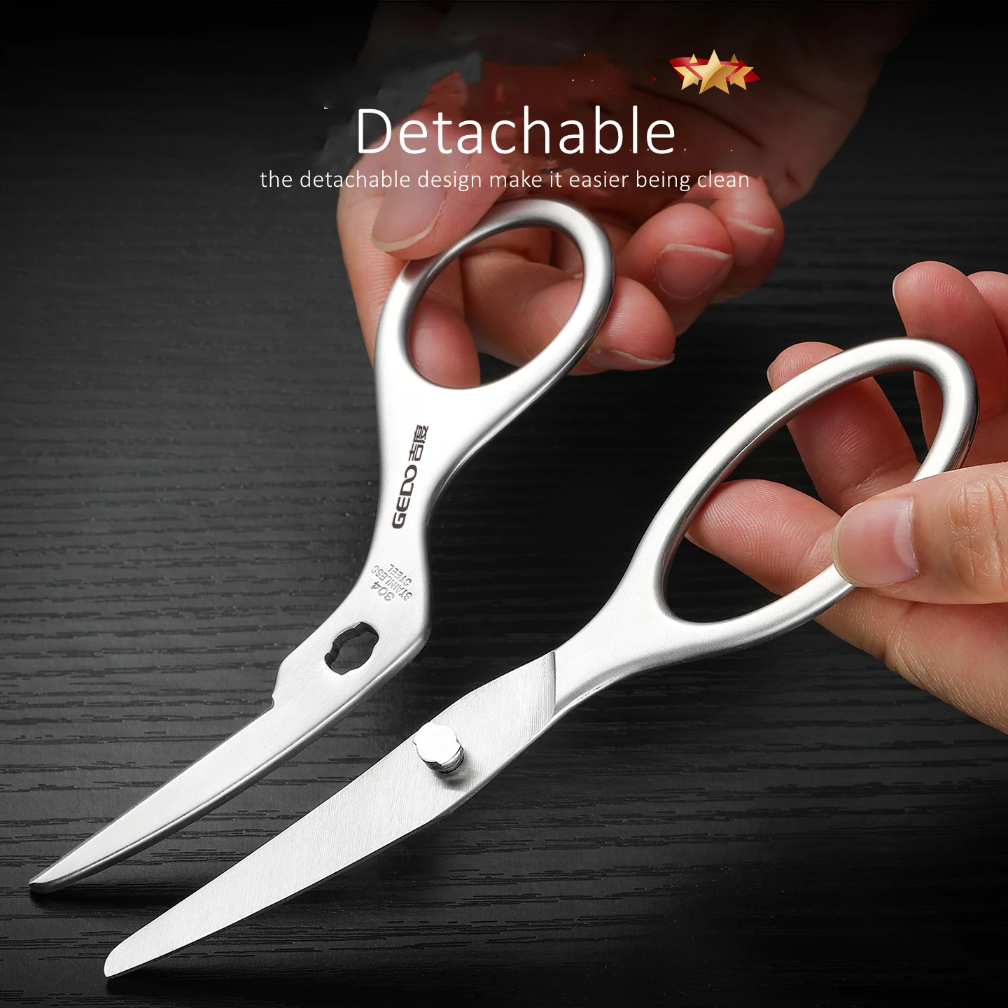 Certified Pure 304 Stainless S - Baby Food Scissors recension och pris