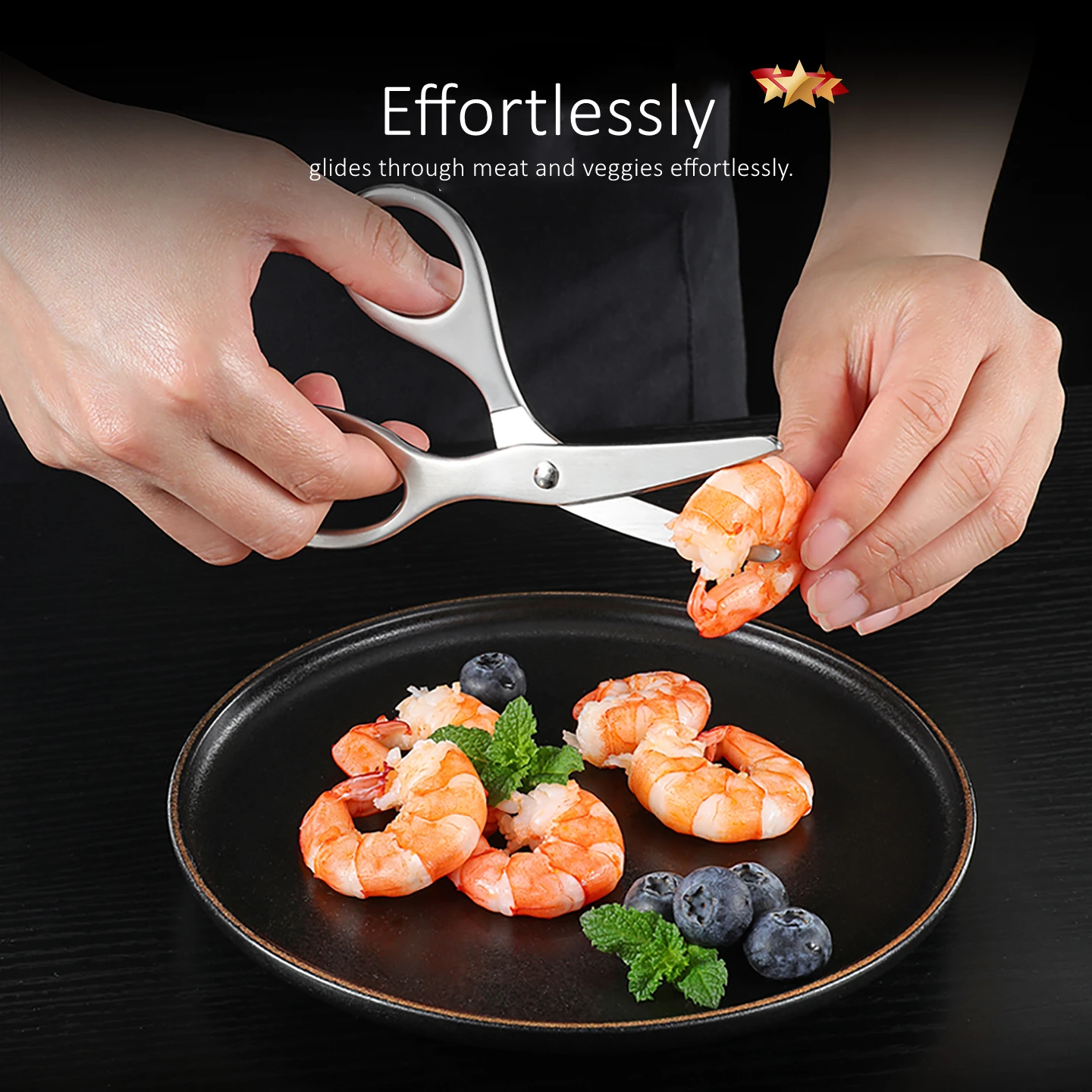 Certified Pure 304 Stainless S - Baby Food Scissors recension och pris