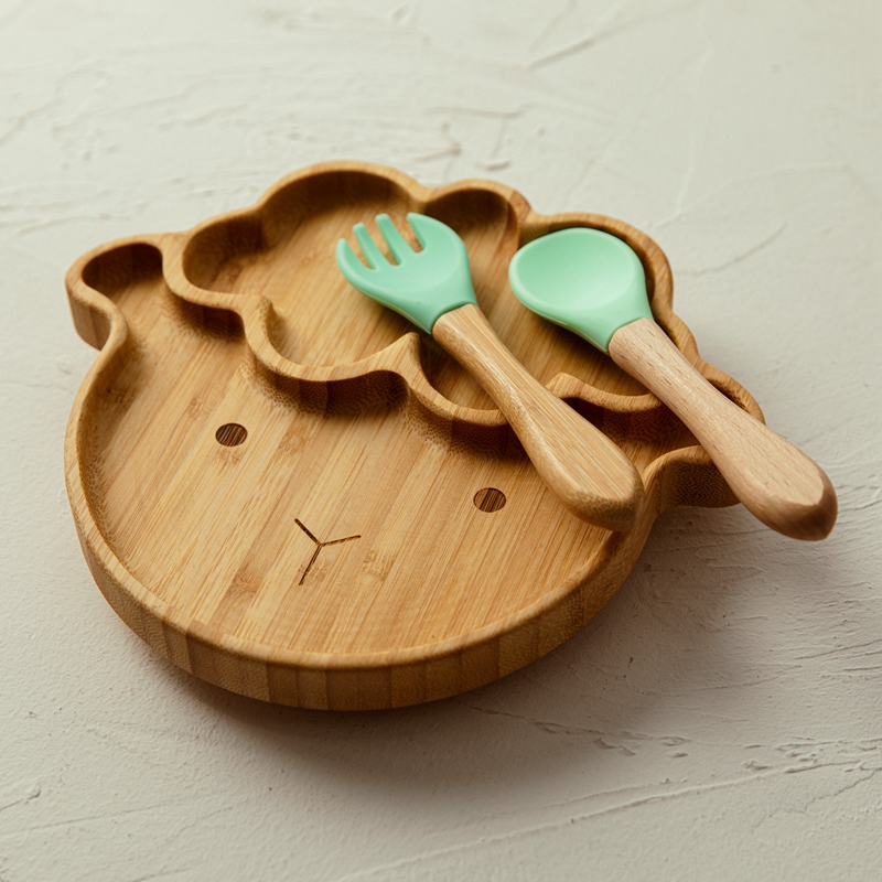 4pcs Children's Tableware Suct - Baby Food Menu recension och pris