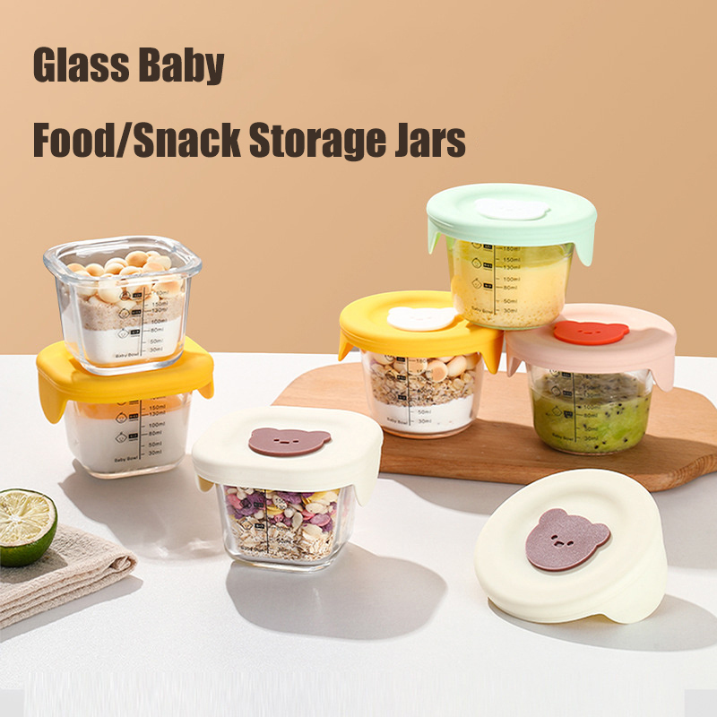 180ml Glass Baby Food Storage  - Baby Food Jars With Lids recension och pris