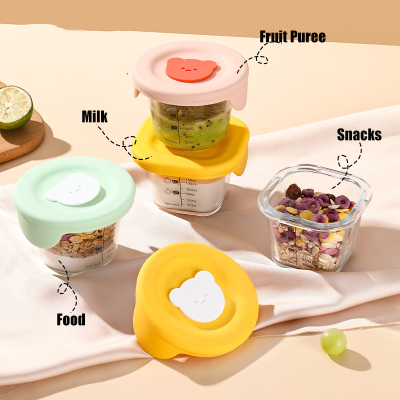 180ml Glass Baby Food Storage  - Baby Food Jars With Lids recension och pris