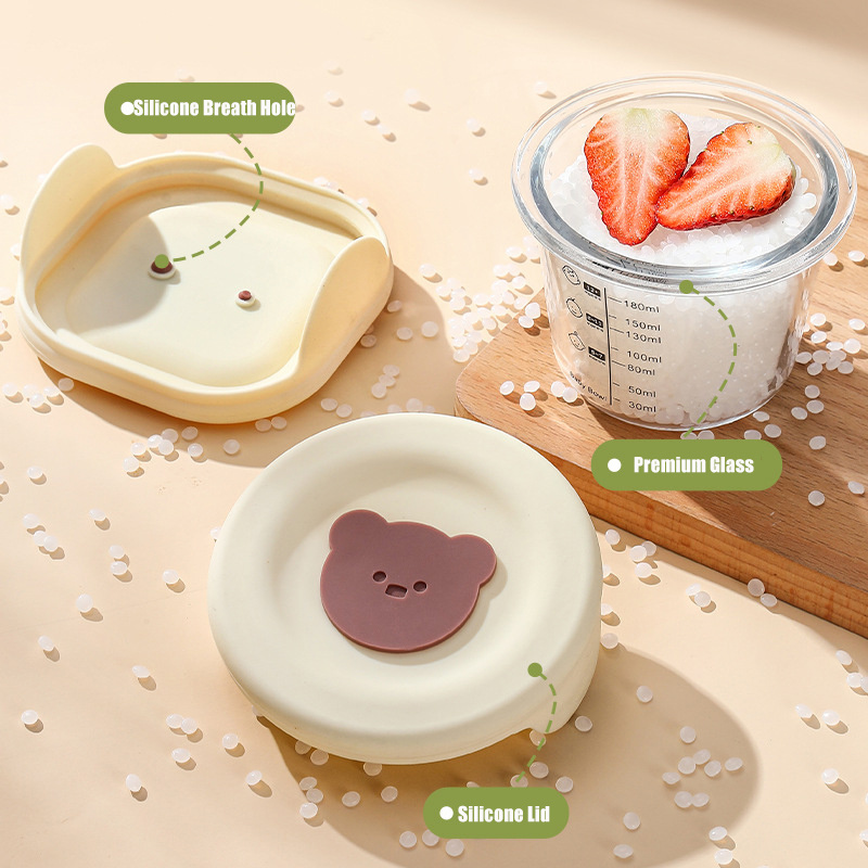 180ml Glass Baby Food Storage  - Baby Food Jars With Lids recension och pris