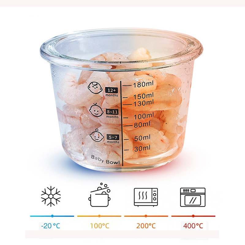 180ml Glass Baby Food Storage  - Baby Food Jars With Lids recension och pris
