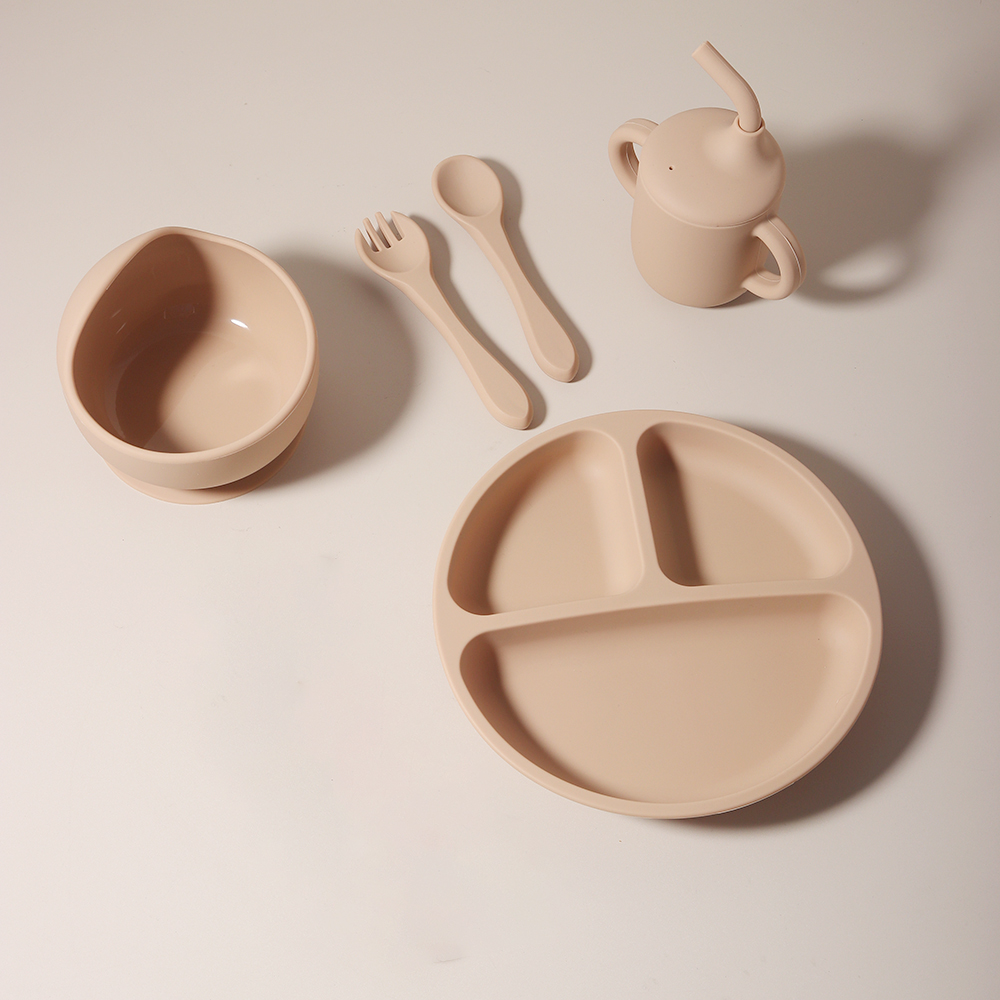 5pcs Silicone Baby Feeding Set - Baby Food Menu recension och pris