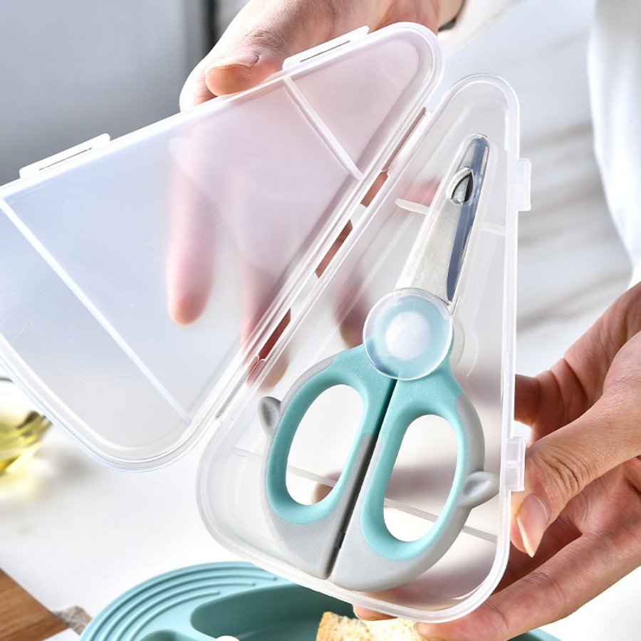 Auxiliary food scissors, food  - Baby Food Scissors recension och pris