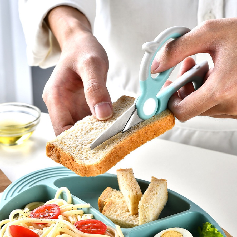 Auxiliary food scissors, food  - Baby Food Scissors recension och pris