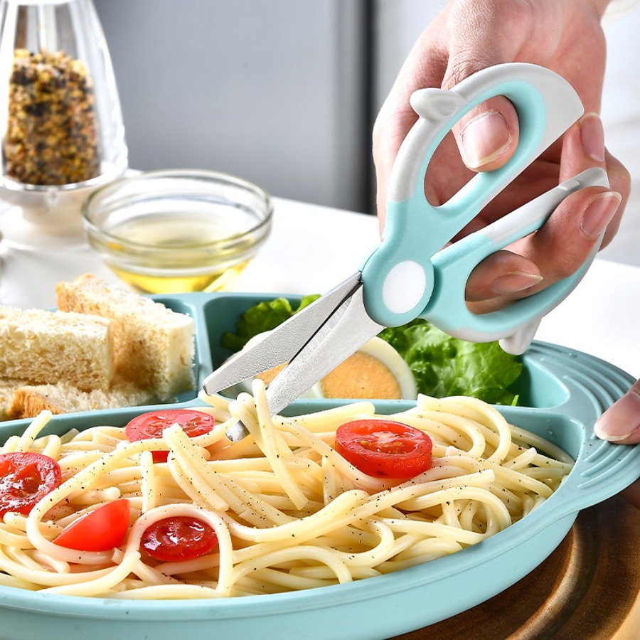 Auxiliary food scissors, food  - Baby Food Scissors recension och pris