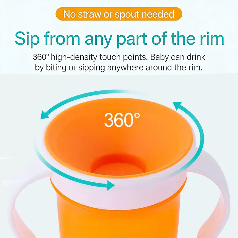 Baby Learning Drinking Cup 360 - Baby Food Jars With Lids recension och pris